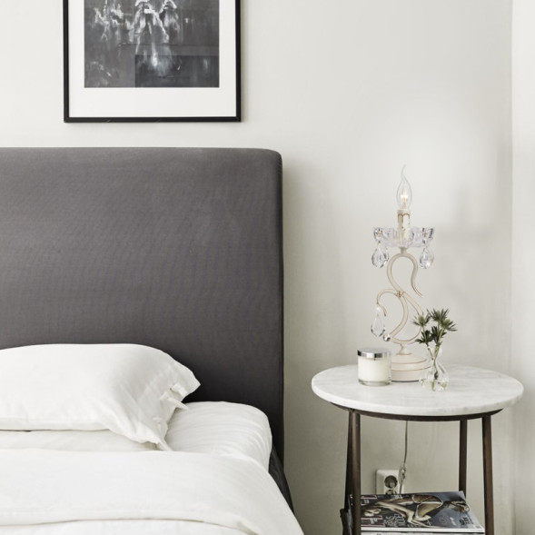 Настольная лампа Eurosvet ETNA 12205/1T белый Strotskis