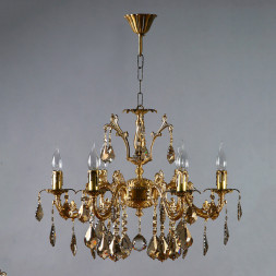 Подвесная люстра AMBIENTE by BRIZZI GRANADA 2118/6 AB Honey Leaf