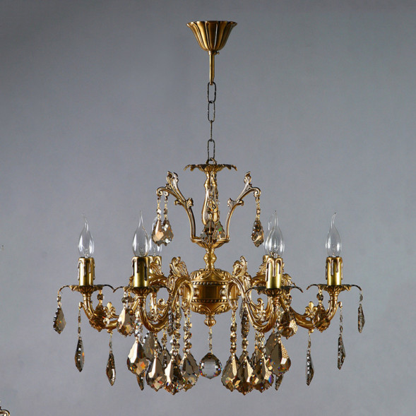 Подвесная люстра AMBIENTE by BRIZZI GRANADA 2118/6 AB Honey Leaf