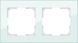 Рамка Werkel WL01-Frame-02 / Рамка на 2 поста (натуральное стек