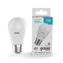 Светодиодная лампа Gauss 10502232 13W 220V 1200lm E27 белый (дневной)
