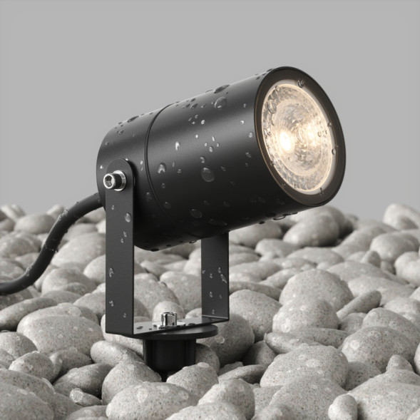 Уличный грунтовый светильник Denkirs DK9800-BK MOSS