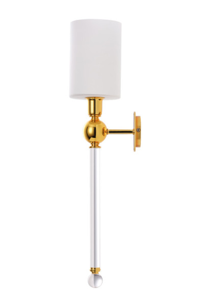 Бра Crystal Lux Mirabella MIRABELLA AP1 GOLD/WHITE