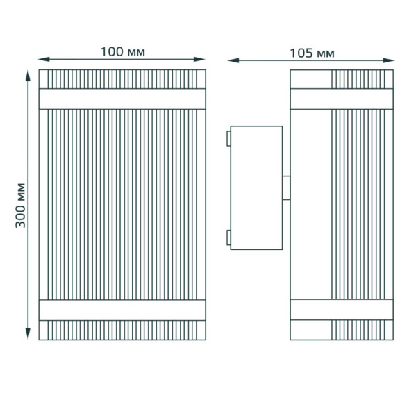 Уличный настенный светильник Gauss ENIGMA GD162