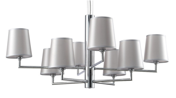 Подвесная люстра Crystal Lux AZUL AZUL SP8 CHROME