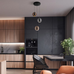 Каскадная люстра Eurosvet Cobble 50258/3 LED дымчатый/ бежевый/ шоколад