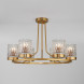 Люстра на штанге Eurosvet Calle 60127/6 латунь