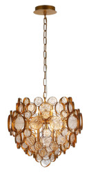 Подвесная люстра Crystal Lux DESEO DESEO SP6 D460 GOLD