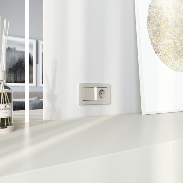 Выключатель Werkel W1210104 дымчатый