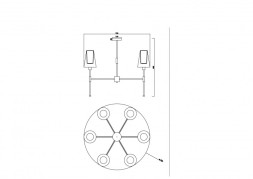 Люстра на штанге Freya Tida FR5196PL-06CH