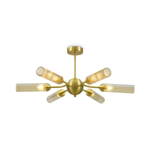 Люстра на штанге Freya Borgy FR5379CL-06G