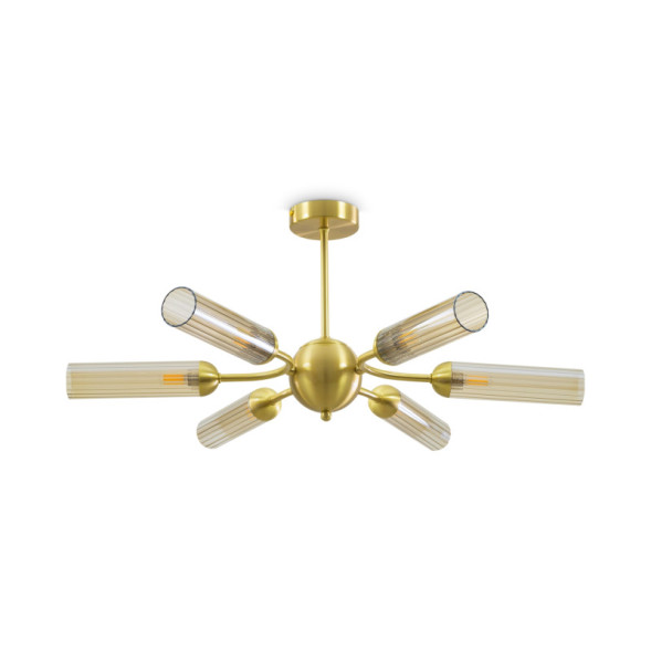 Люстра на штанге Freya Borgy FR5379CL-06G