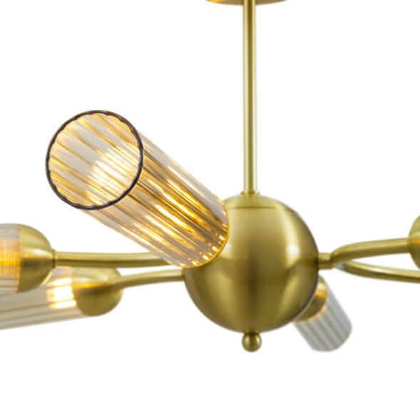 Люстра на штанге Freya Borgy FR5379CL-06G