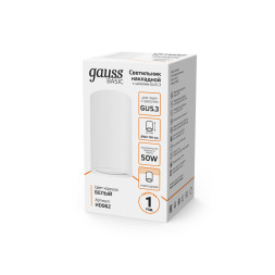 Накладной точечный светильник Gauss HD062