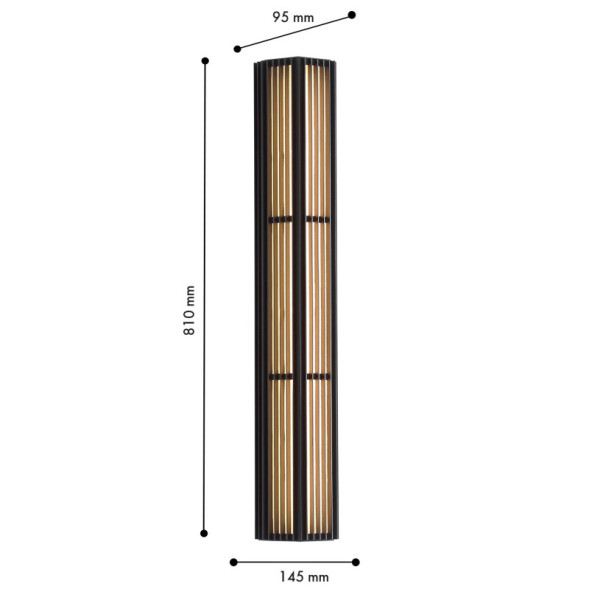 Уличный настенный светильник Favourite 4824-3W TRELLIS