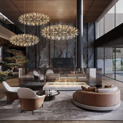 Подвесная люстра LOFT IT Raimond 9027-75 Chrome