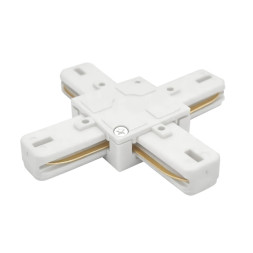 Коннектор для шинопровода Lightstar Track 1 white 502146-P