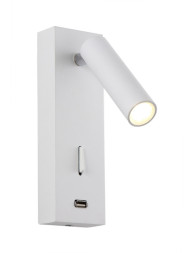 Бра Crystal Lux CLT 210 CLT 210W USB WH