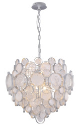 Подвесная люстра Crystal Lux DESEO DESEO SP6 D460 SILVER
