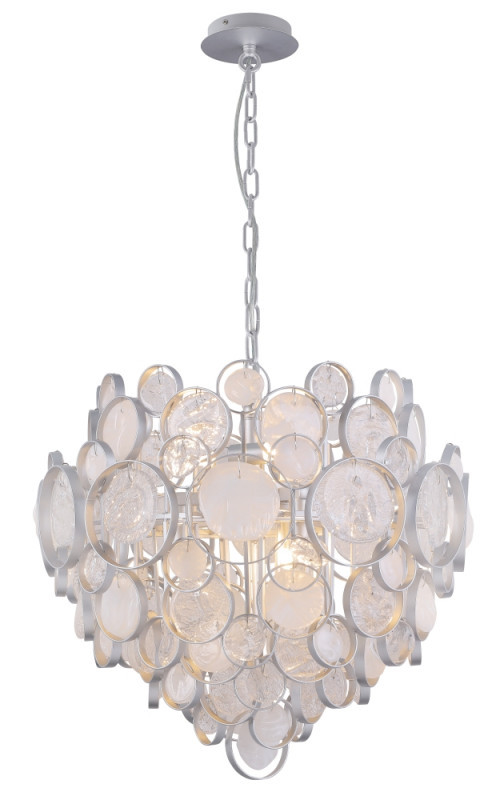Подвесная люстра Crystal Lux DESEO DESEO SP6 D460 SILVER