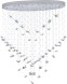 Каскадная люстра Stilfort Crystal Flight / Кристал Флайт 2201/09/12PL