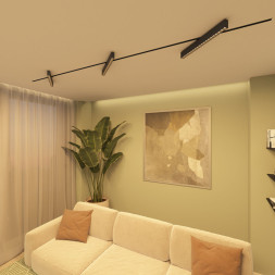 Светодиодный трековый светильник Denkirs Edder DK6634-BK