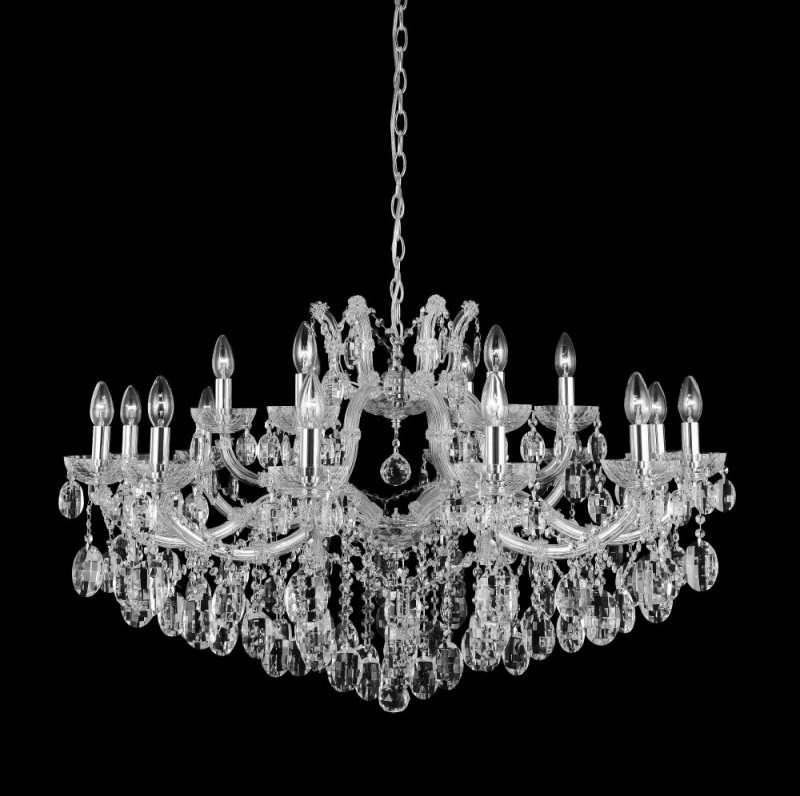 Подвесная люстра Crystal Lux HOLLYWOOD HOLLYWOOD SP12+6 CHROME