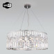 Подвесная люстра Eurosvet Lory 10125/8 хром/прозрачный хрусталь Strotskis Smart (
