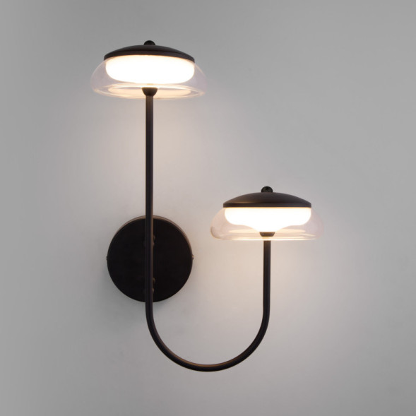 Бра Eurosvet 50388/2 LED черный Fungo