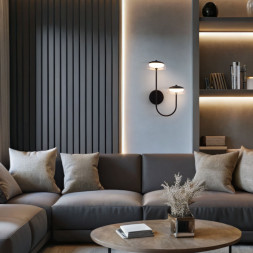 Бра Eurosvet 50388/2 LED черный Fungo