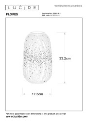 Настольная лампа LUCIDE Flores 13541/18/31