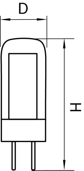 Светодиодная лампа Lightstar JC 940402 3W 12V 150lm G4 белый (теплый)
