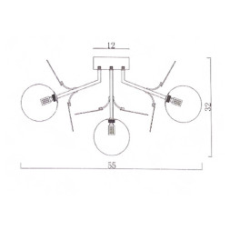 Детская люстра ImperiumLoft Matisse 191892-26