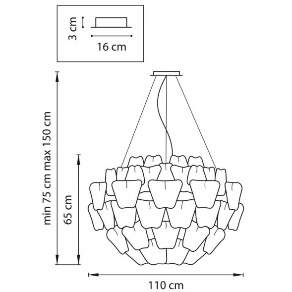 Подвесной светильник Lightstar PLANARIA 808030