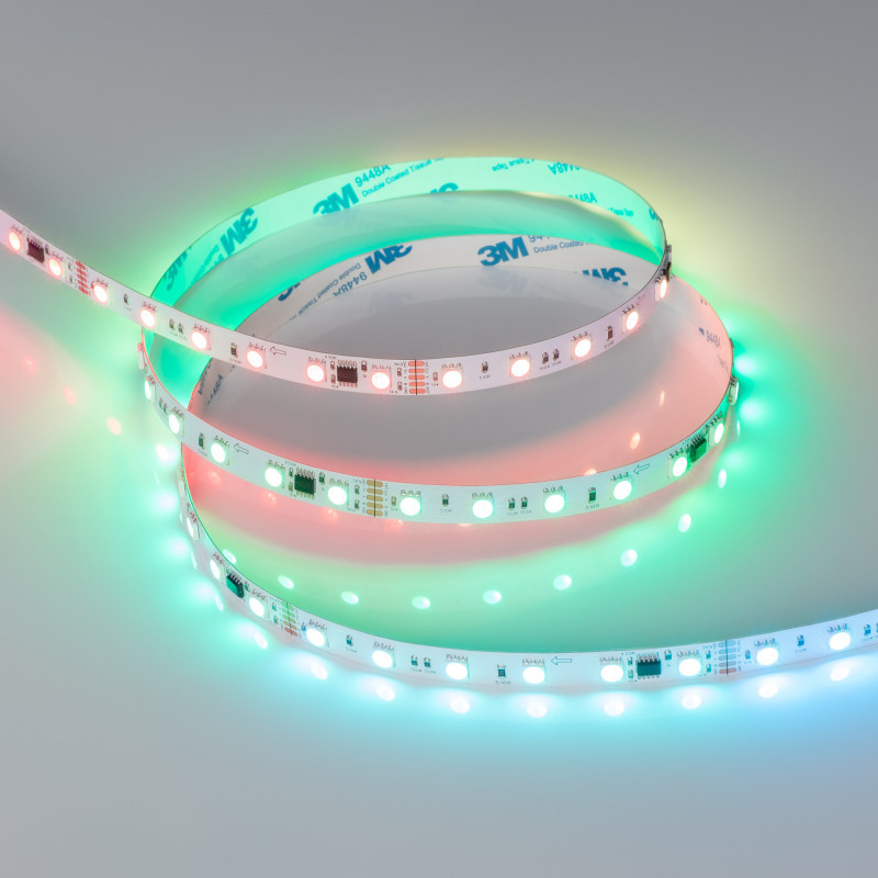 Лента Arlight DMX-B60-10mm 5060 039183 70W 24V 1125lm RGB IP20