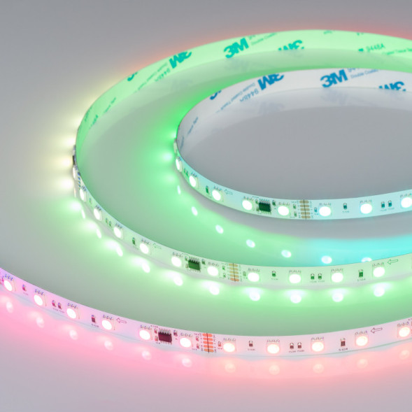 Лента Arlight DMX-B60-10mm 5060 039183 70W 24V 1125lm RGB IP20