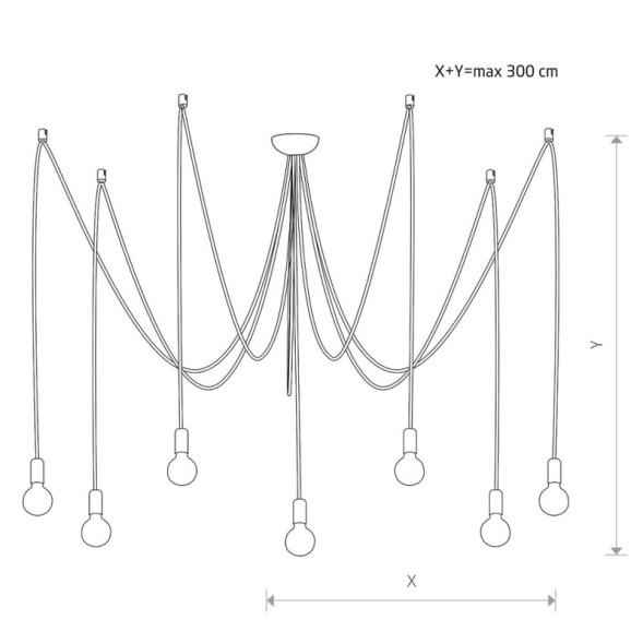 Подвесной светильник Nowodvorski SPIDER 9743