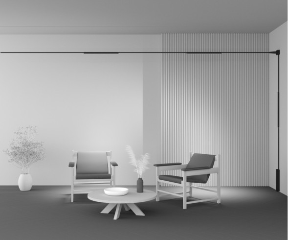 Магнитный трековый светильник Maytoni Technical BASIS TR161-1-25W3K-B