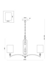 Подвесная люстра Freya Riverside FR1007PL-07N