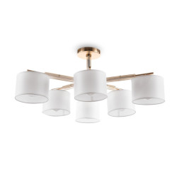 Люстра на штанге Freya Pipe FR5386CL-06G