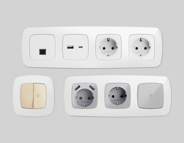 Рамка Ambrella Volt OF140102 OMEGA Ecta