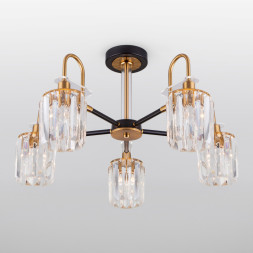 Люстра на штанге Eurosvet Tenia 70090/5 черный