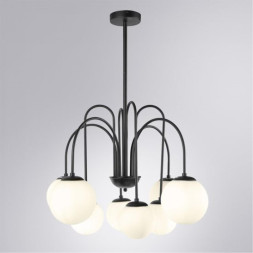 Люстра на штанге ARTE Lamp mebsuta A1675LM-8BK