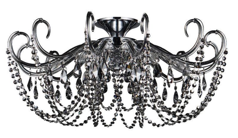 Потолочная люстра Crystal Lux Imperia IMPERIA PL6 CHROME/SMOKE