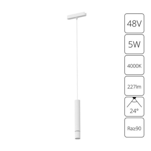 Магнитный трековый светильник ARTE Lamp RAPID A6159PL-1WH
