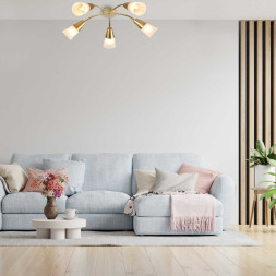 Потолочная люстра Escada AQUILEGIA 1100/5P Gold