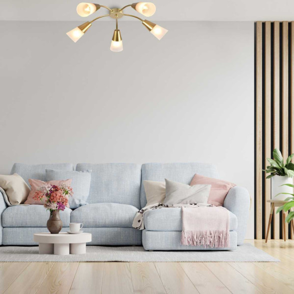 Потолочная люстра Escada AQUILEGIA 1100/5P Gold