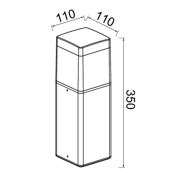 Садово-парковый светильник Mantra 8847 Chicago