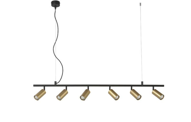 Подвесная люстра Crystal Lux CLT 015 CLT 015C6 L1200 BL-GO
