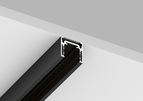 Трековый шинопровод Crystal Lux Crystal Lux магнитный SPACE EASY черный CLT 0.114 01 L2000 BL